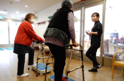 温かい支援の機能訓練室