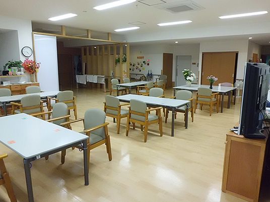 開放的な食堂