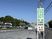 病院案内看板のある外観  