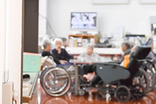 利用者の様子が見える部屋