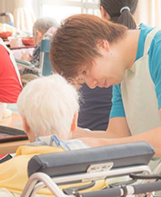 利用者に寄り添う職員のラウンジ