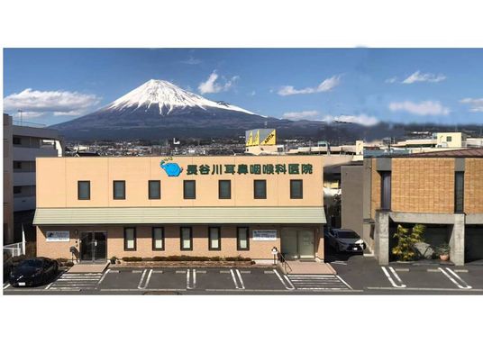 富士山を望む外観です。  