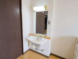 洗面台のある居室  