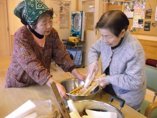 共同調理活動の場面