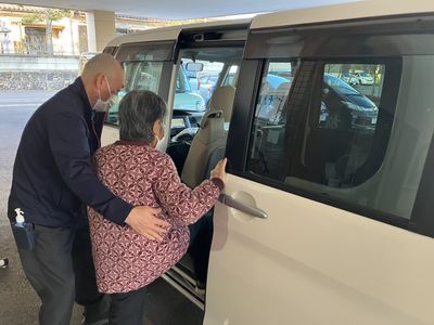 入居者支援の一瞬