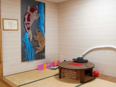 和室の壁飾りと小物