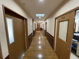 プライバシーが守られる廊下