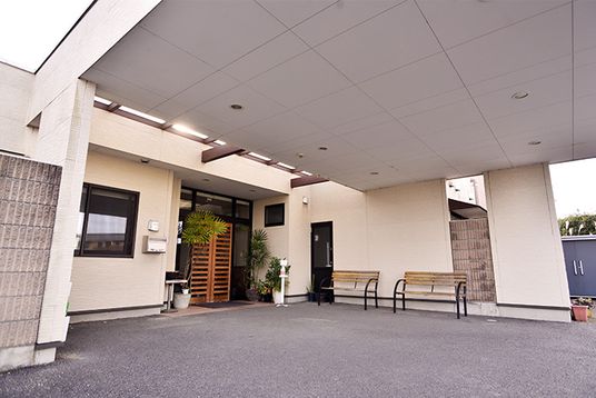 清潔感のあるエントランス