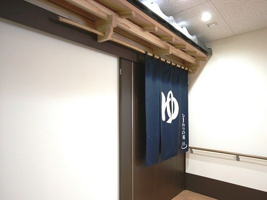温浴設備の出入口