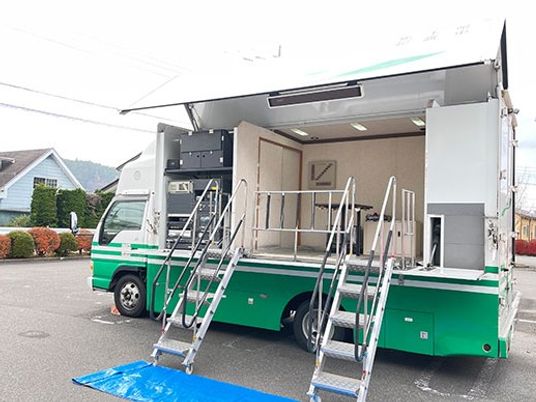 移動入浴車の外観  