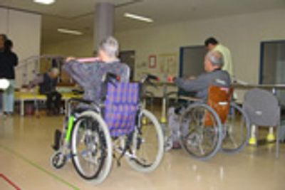 活動中の機能訓練室