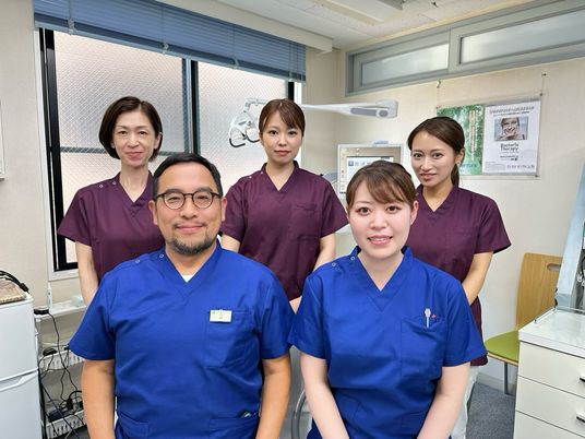 スタッフ集合の機能訓練室  