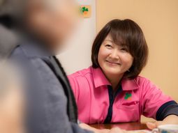スタッフと利用者の会話