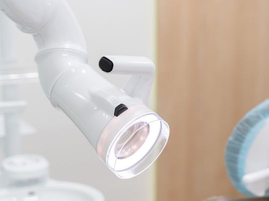 照明付き器具の機能訓練室  