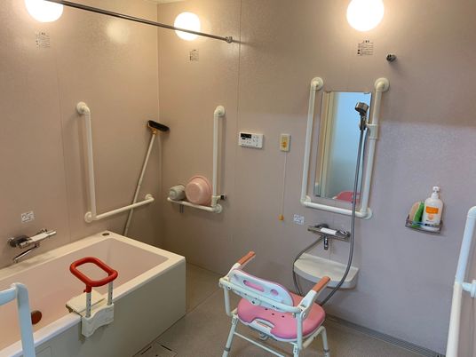 設備の整った浴室