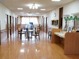 明るい共用スペース