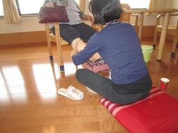 ケア活動の様子