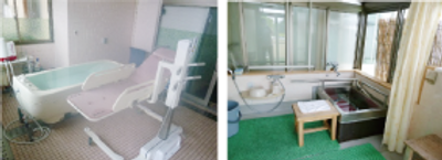 広々とした浴室
