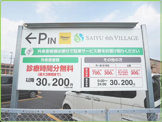 駐車案内看板  