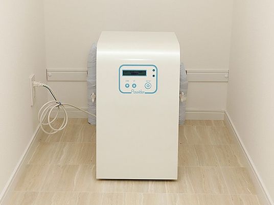 オゾン脱臭機のある空間  