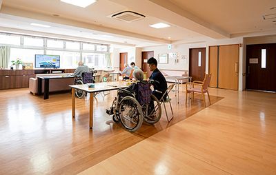 自然光が入る空間です