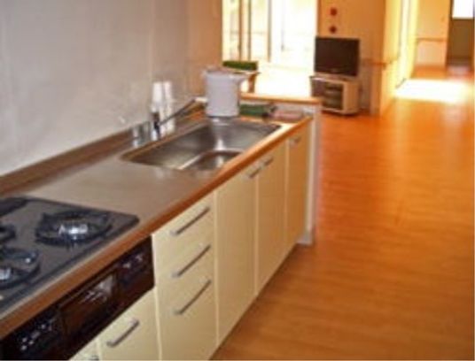 キッチンの清潔な空間