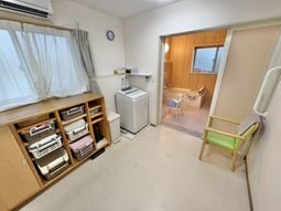 広々とした洗面台