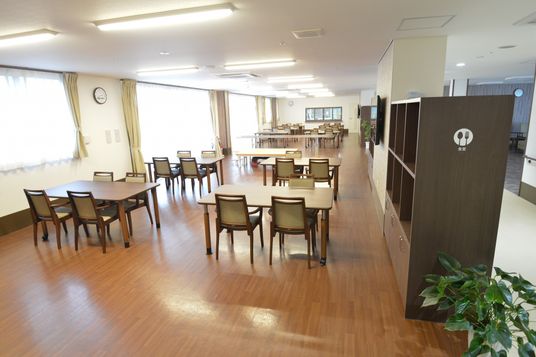 広々とした食堂