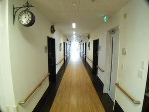 明るい廊下