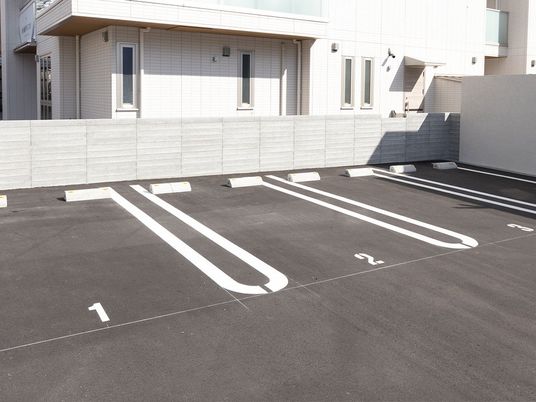 駐車場の区画  