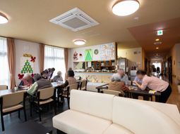 居心地の良い食堂の様子