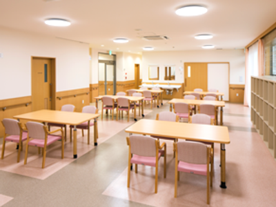 明るい共有スペース