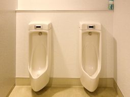 清潔なトイレの一角