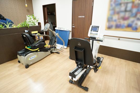 機能訓練室の機器