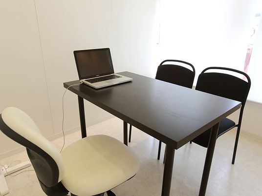 打ち合わせ用の小部屋  