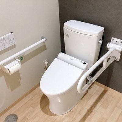 使いやすい設備のトイレ