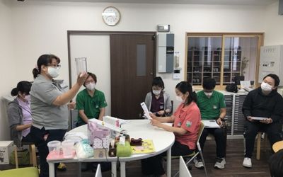 スタッフの集まり部屋
