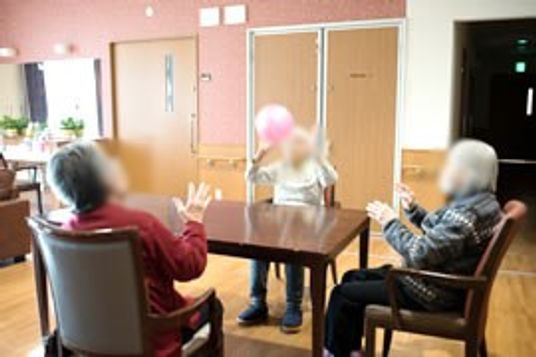 明るい共有スペース