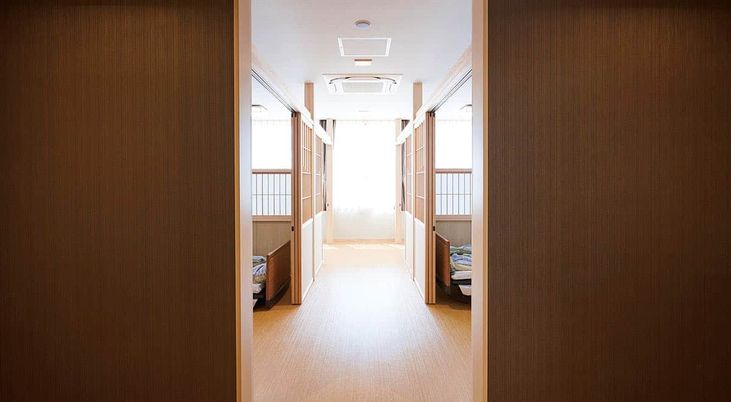 明るい廊下