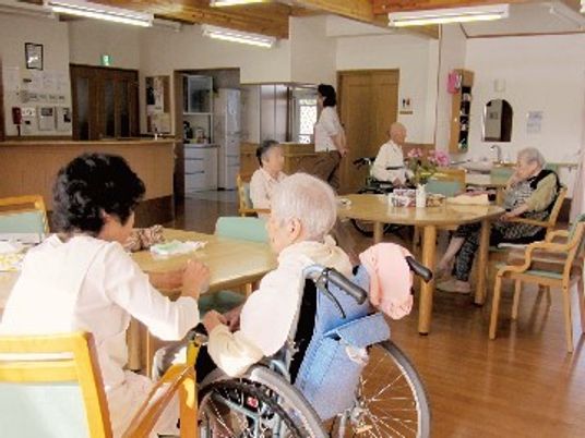 共有スペースでの憩い