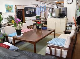 和やかな共有スペース