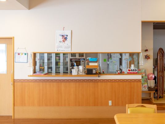 フロントカウンターの様子