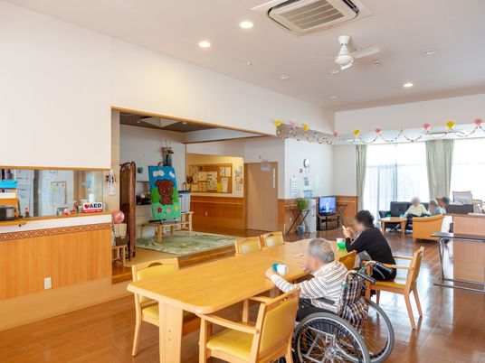 日中の共有スペース