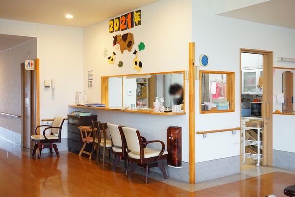 待合スペースの様子