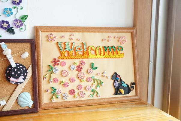 温かみのあるウェルカムボード