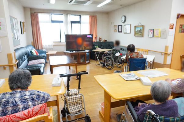 共有ラウンジの様子