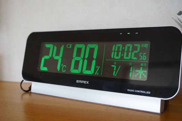 デジタル時計表示の機器