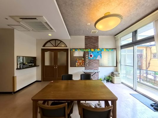 イベント飾りのある空間