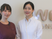 スタッフ2人の受付前  