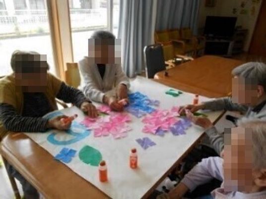 工作活動中の居室
